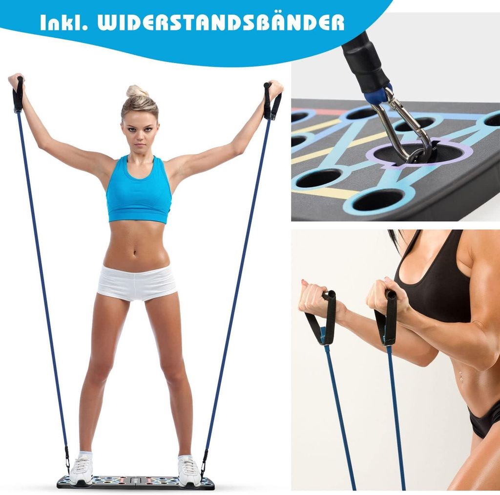 TAVOLA PER FLESSIONI PUSH UP BOARD ATTREZZO GINNICO MULTIFUNZIONE PIEGHEVOLE GYM FF | Leroy Merlin