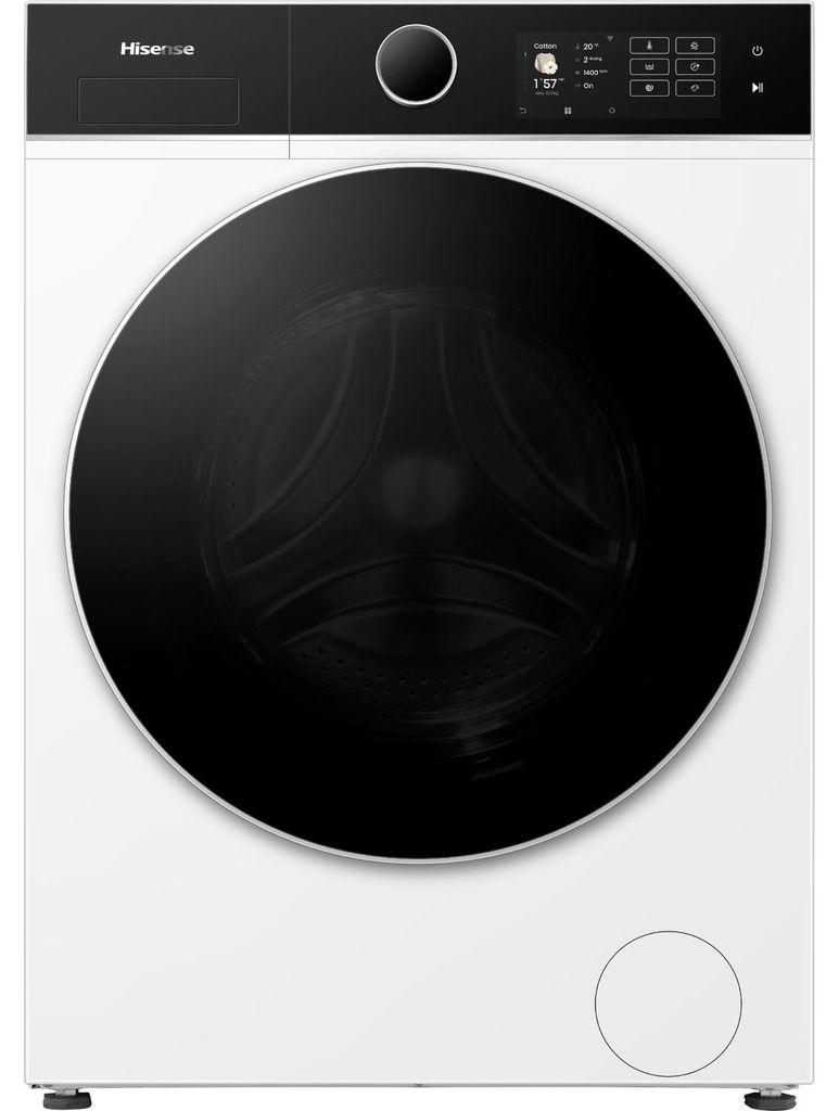 Hisense WD5I1045BWQ, Od przodu, Wolnostojący, Biały, Lewy, Zdjęcie produktu 