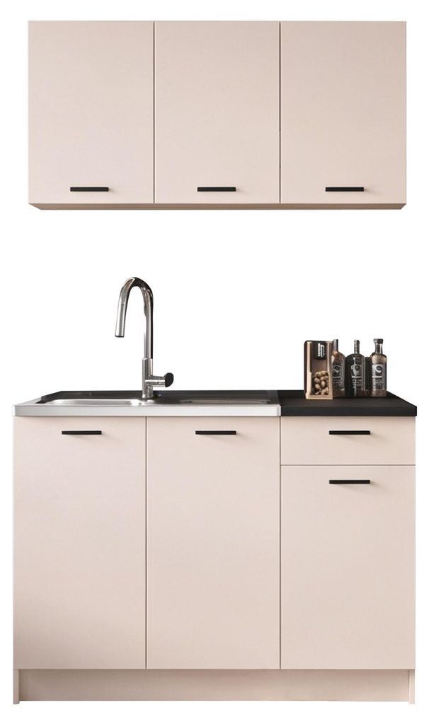 MIRJAN24 Küche Eco 120, Küchenzeile, 4 Schrank-Module frei Produktbild 