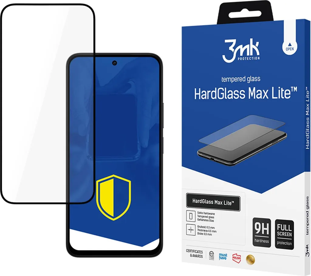 Vetro 3MK HardGlass Max Lite per Redmi 15 5G - Protezione Display 9H