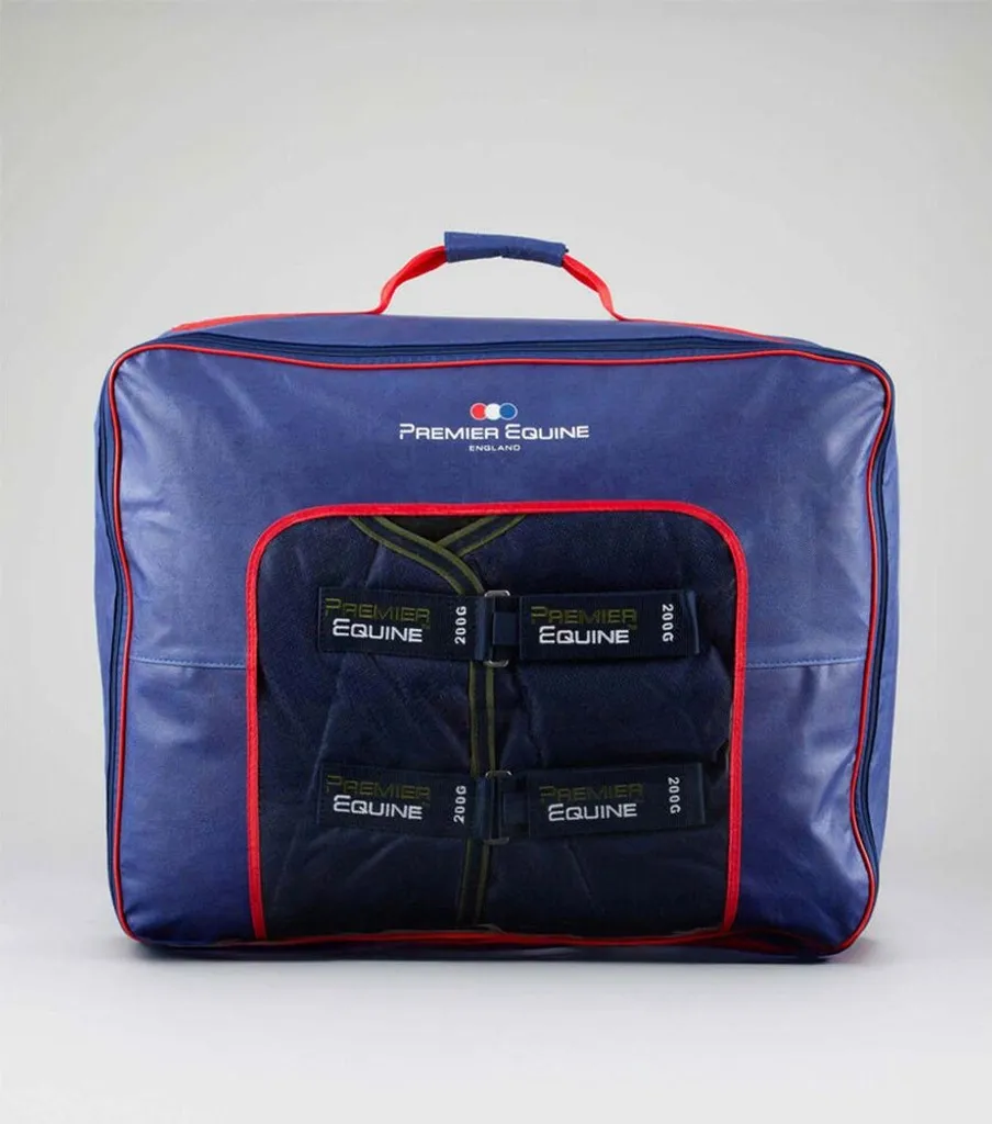 Housse de Transport pour Tapis de Selle Bleu - Protection Équipement Cheval