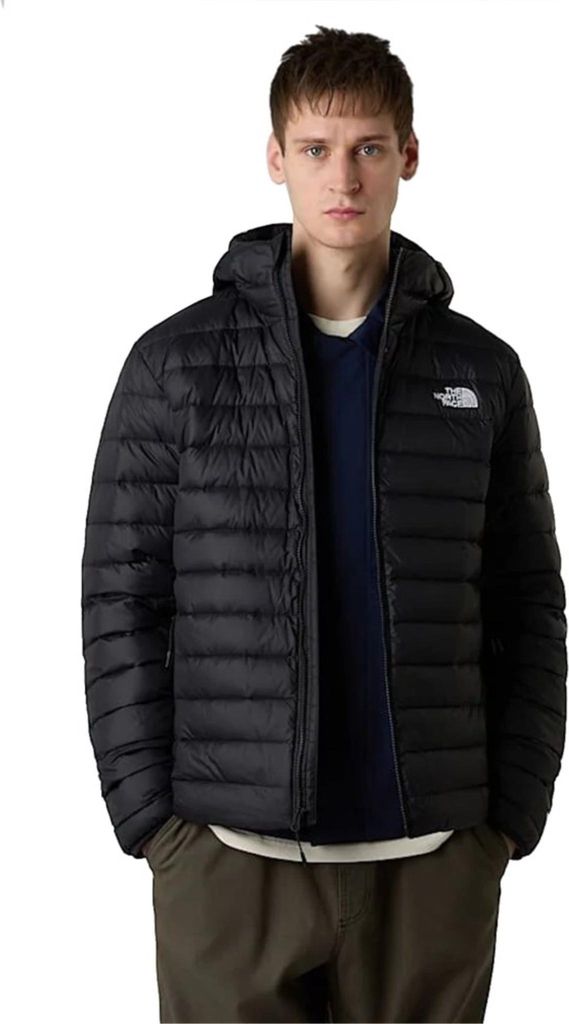 The North Face Classic Down Hooded Jacket NF0A8D1TJK31, Jacke, Herren, Schwarz