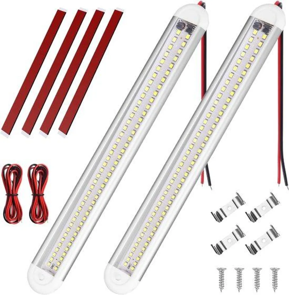 Barre de Lumière LED 12V Blanche pour Aménagement Intérieur de Fourgon