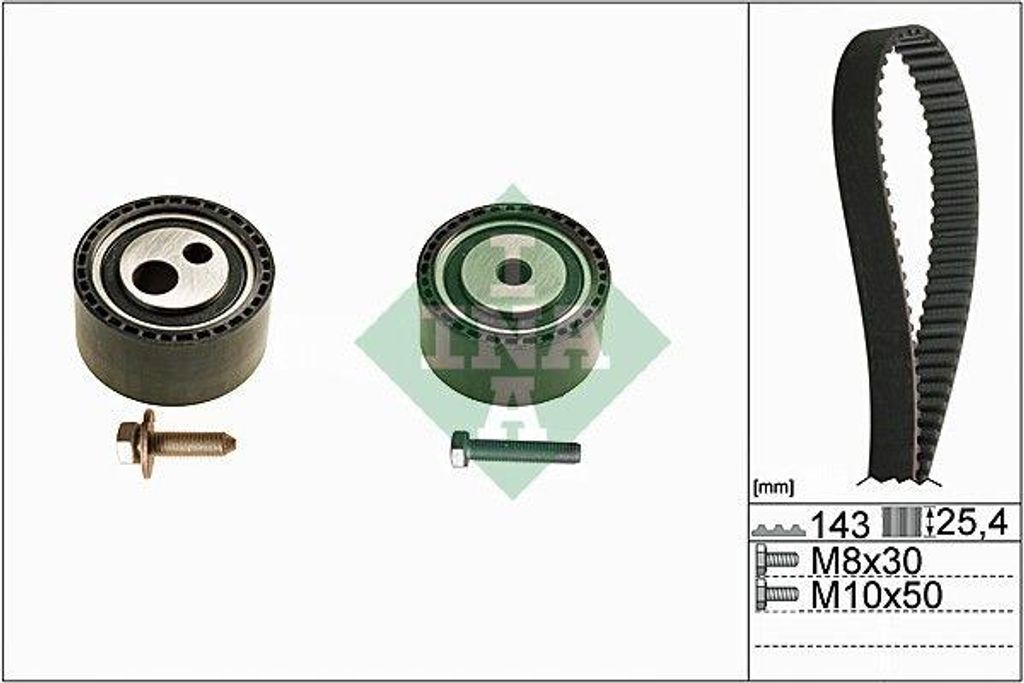 INA 530 0447 10 Zahnriemensatz OE 0816G1 kompatibel mit Jumper, Boxer