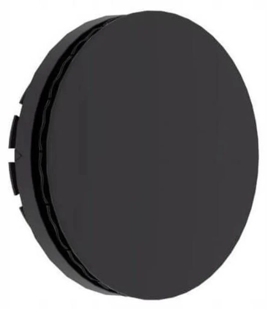 Bouche d'extraction d'air Zehnder Luna E125 noir pour plafond et mur