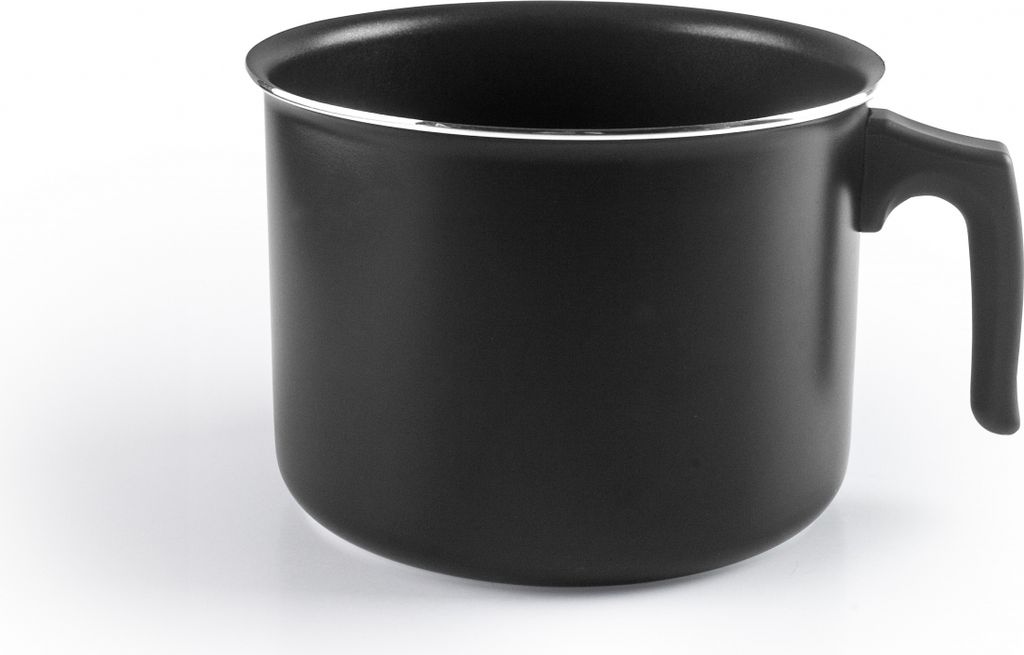 Ibili-Inducta Kochtopf, Aluminium, 16 cm, 2,4 l, Schwarz