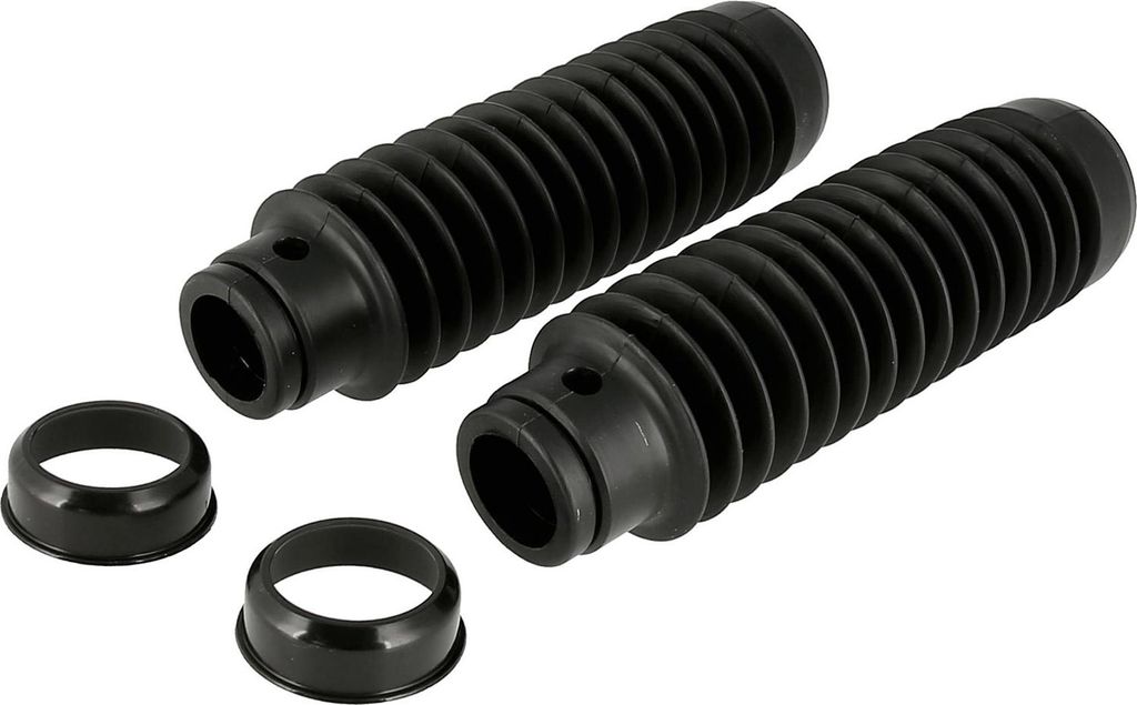 Set: 2x Faltenbalg spezial, lang für Telegabel SWH, schwarz - Simson S51, S53, S70, SR50, SR80