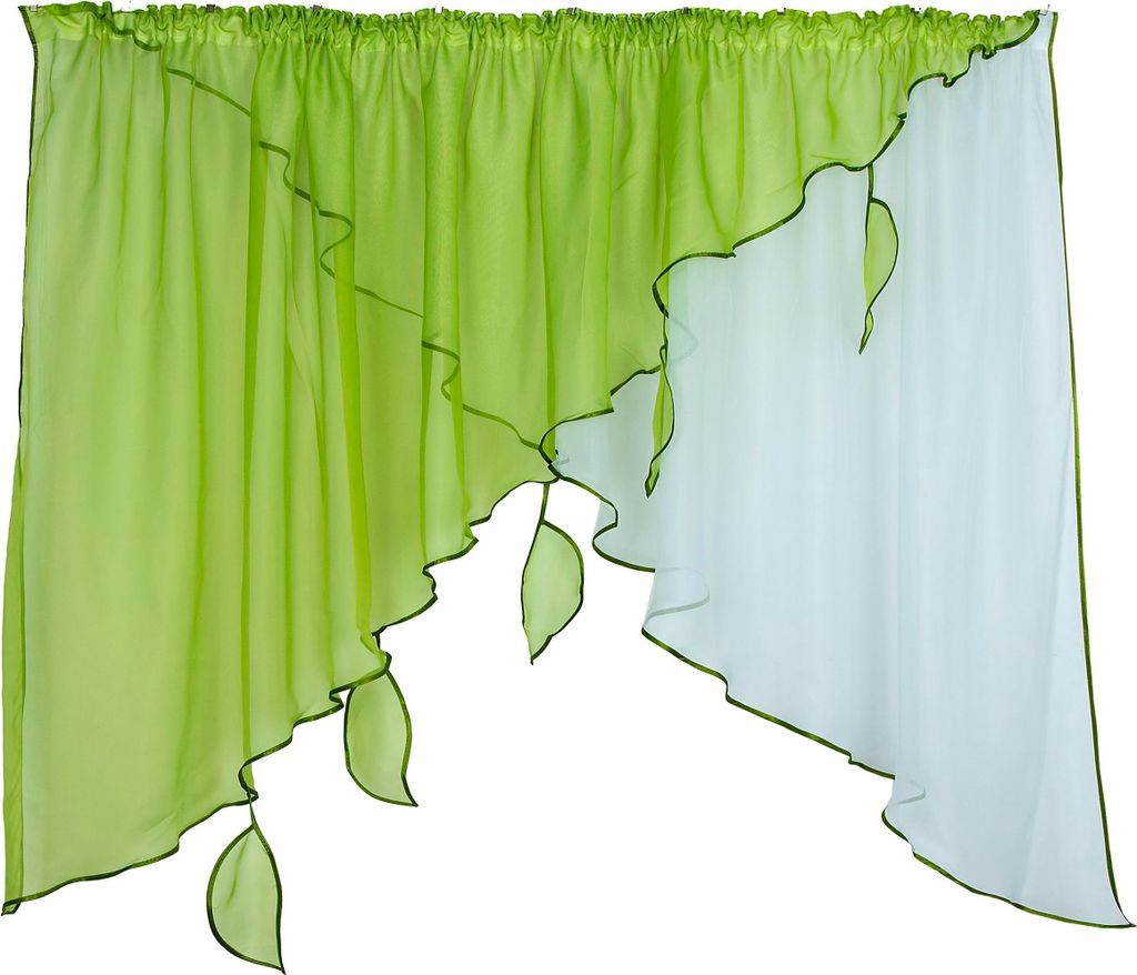 Firana GRECJA 300x140 cm - Grüner Voile Vorhang Produktbild 