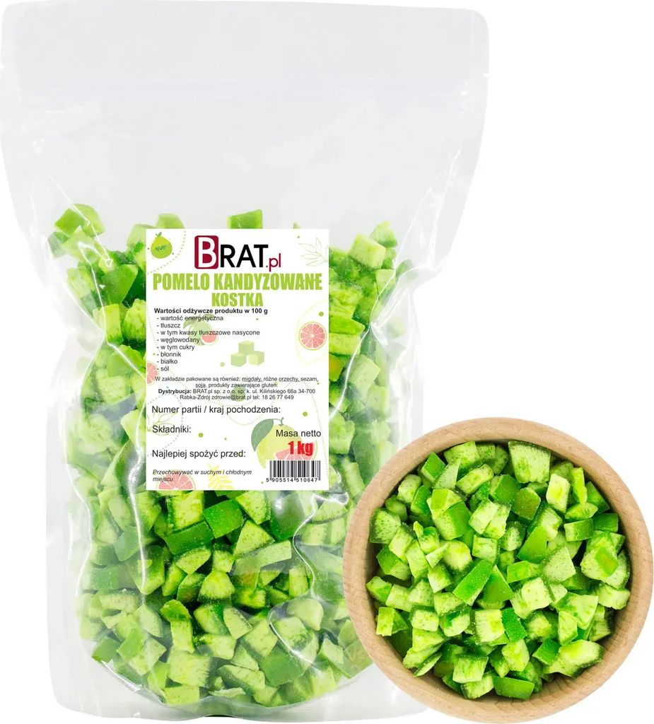 Kandierte Pomelowürfel 1kg Produktbild 