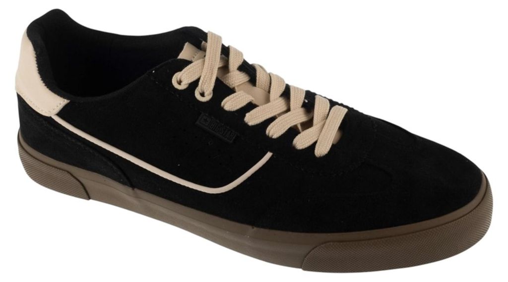 Big Star Herren Turnschuhe TT174090 Schwarz Beige