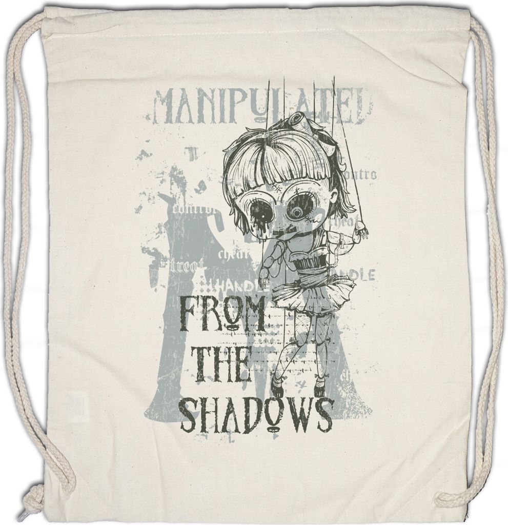 Urban Backwoods Manipulated Shadows, Turnbeutel, Farbe: Beige