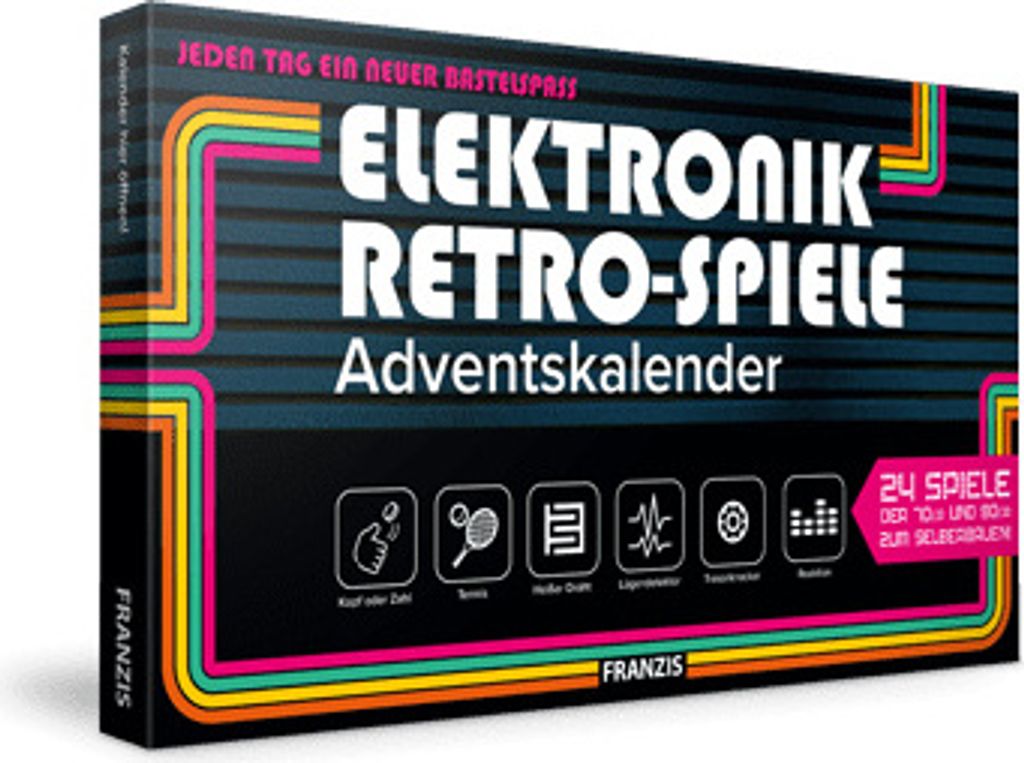 Elektronik Retro Spiele Adventskalender 2020 Produktbild 