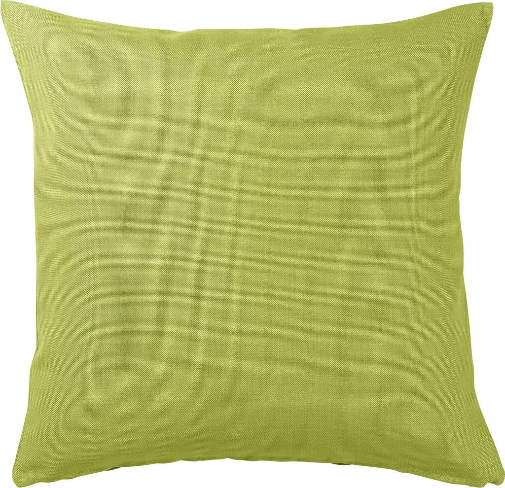 Erwin Müller Kissenhülle Madrid" apfelgrün 50x50 cm"