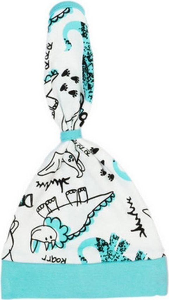 Baby Baumwollmütze-Schal Nicol Dinosaurier, Gr. 80/86