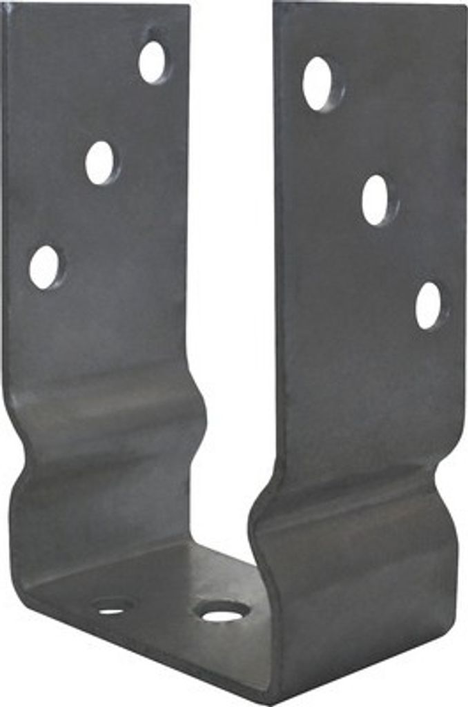 U-Pfostenträger zum Aufschrauben 91 x 60 x 150 mm Edelstahl