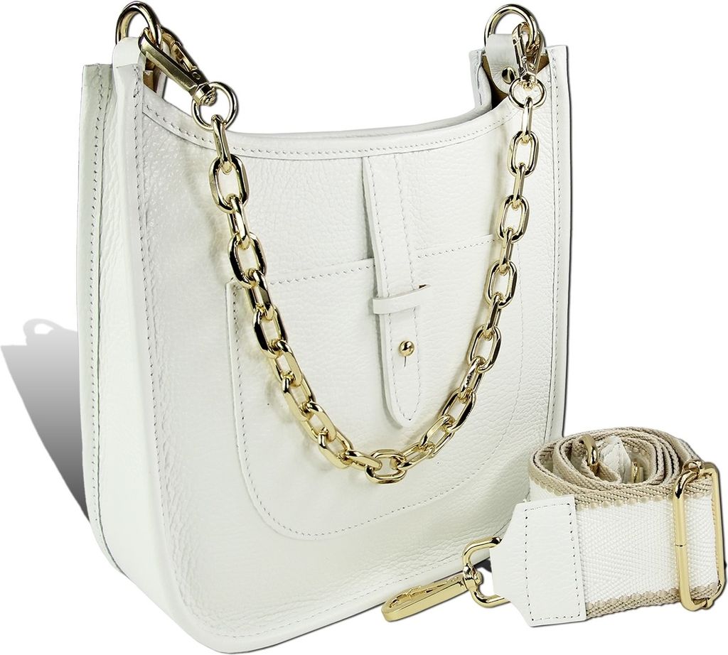 Citytasche weiß Toscanto Tasche Leder D2OTT158UW