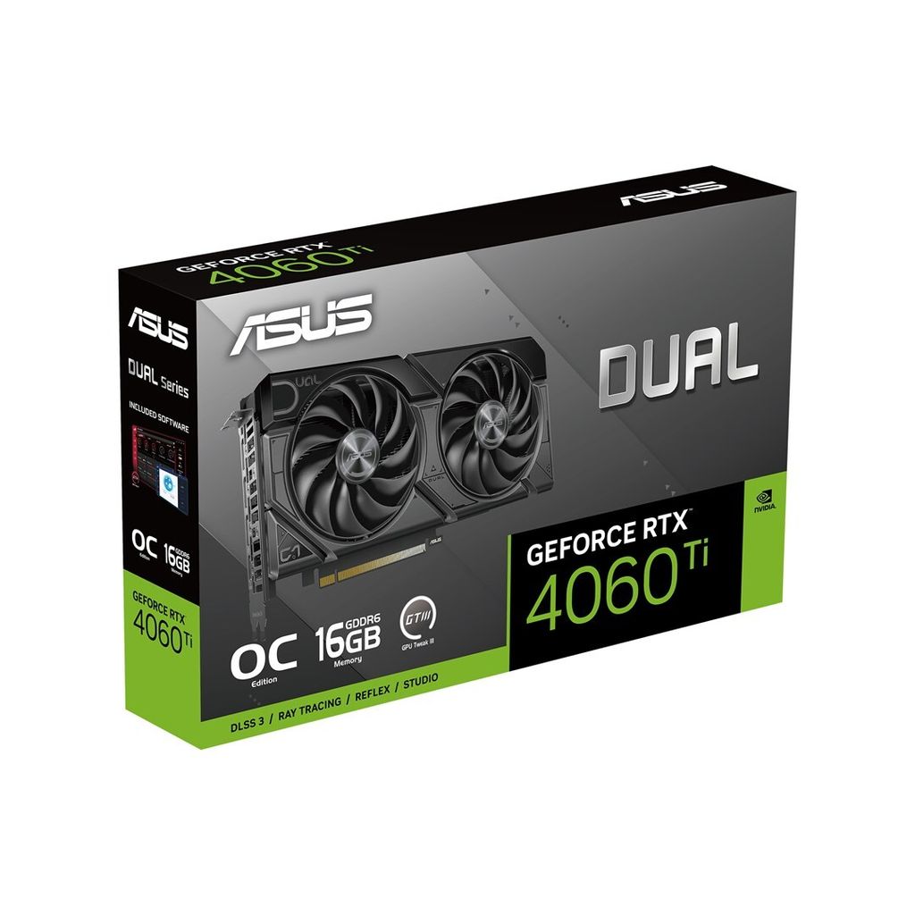 ASUS Dual -RTX4060TI-O16G-EVO NVIDIA GeForce RTX 4060 Ti 16 Produktbild 15