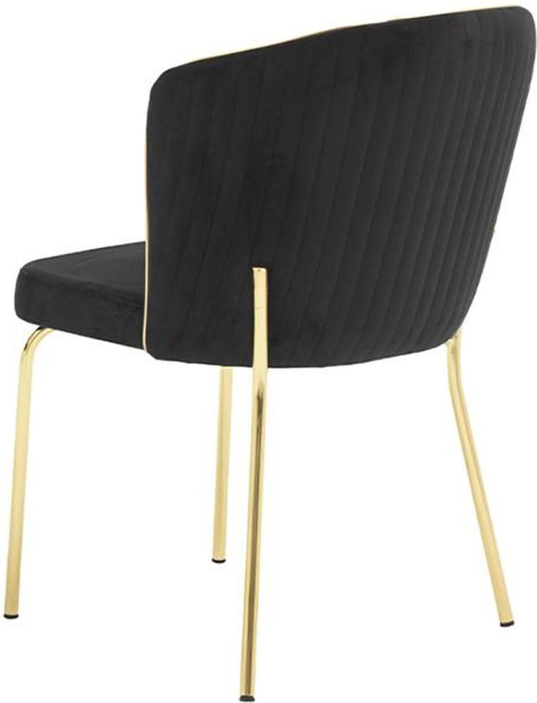 Luxus Esszimmerstuhl Stuhl Sessel Sitzer 1 Sitz Clubsessel Esszimmer Schwarz