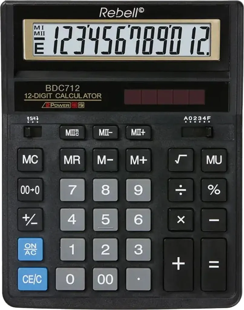 Calculatrice de bureau pour télétravail et secrétariat avec écran lisible