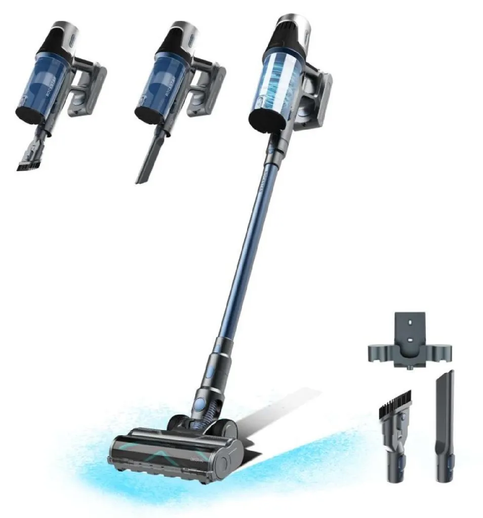 Aspirateur balai puissant pour sol dur et tapis 130m² Conga RS50