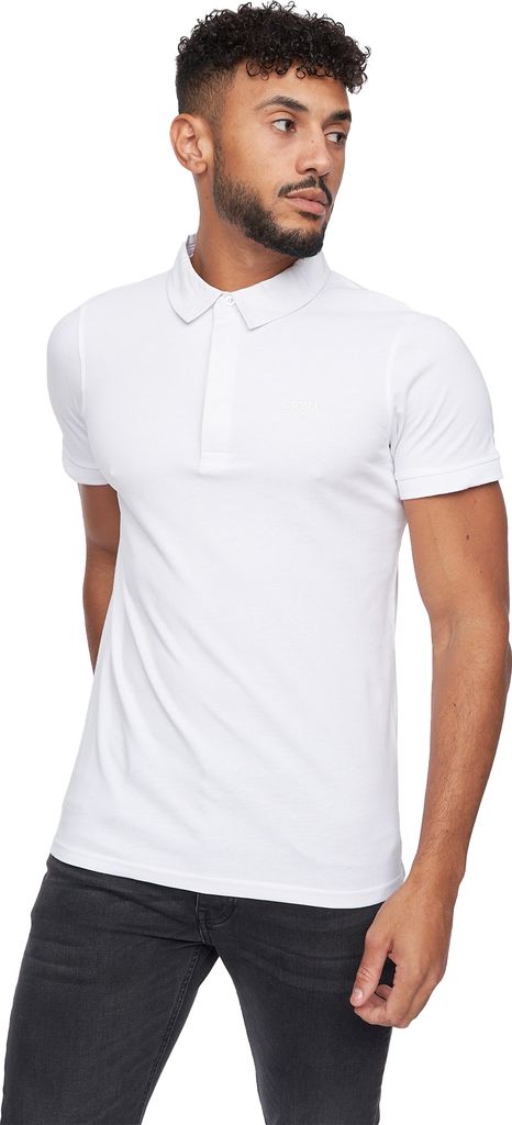 Crosshatch - "Sullivan" Poloshirt für Herren BG898 (L) (Weiß)