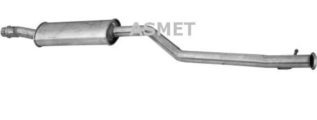 Silencieux central robuste ASMET 9069 anticorrosion pour Xsara