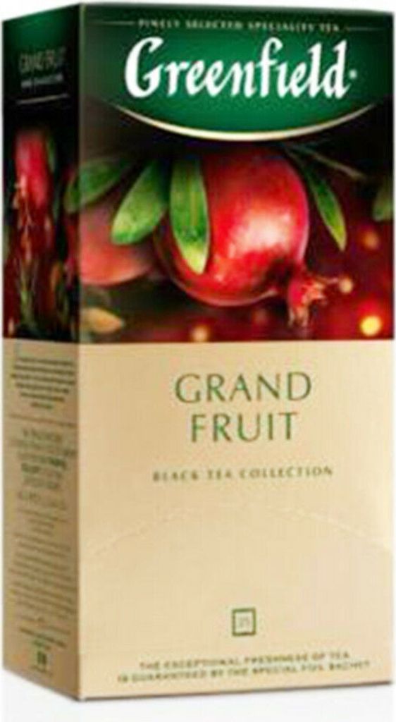 Greenfield Schwarzer Tee Grand Fruit 25 Teebeutel black tea