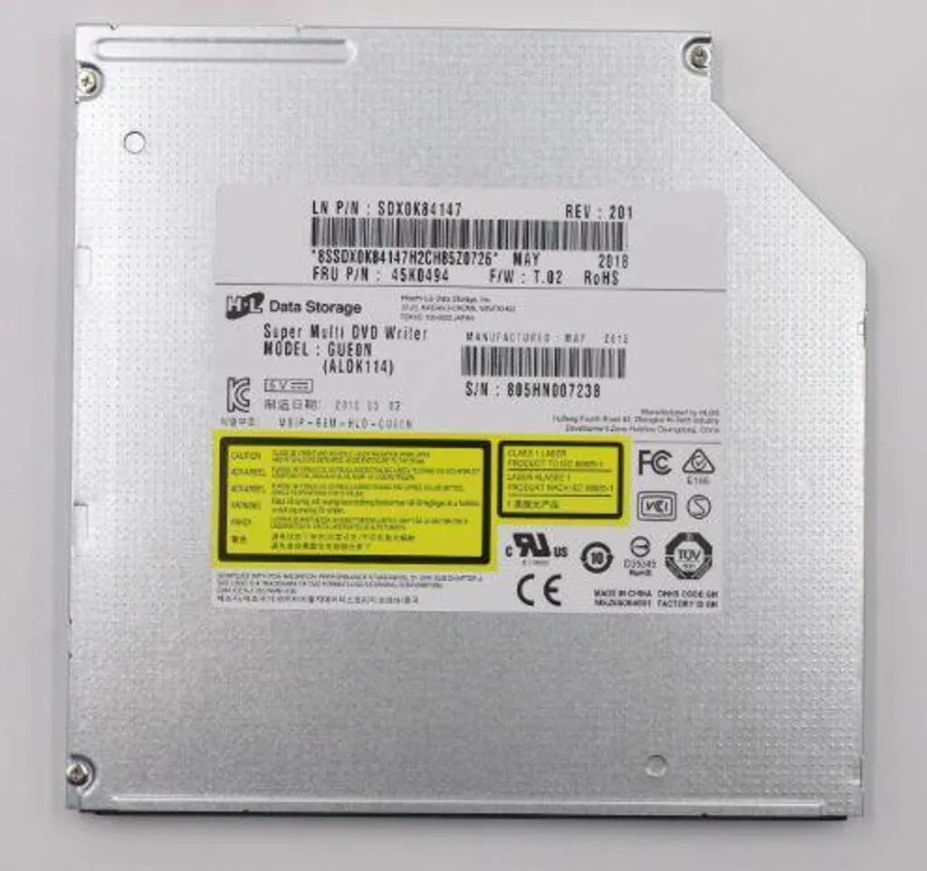 Graveur Interne Lenovo 9.0mm Slim Tray Rambo Haute Performance SATA