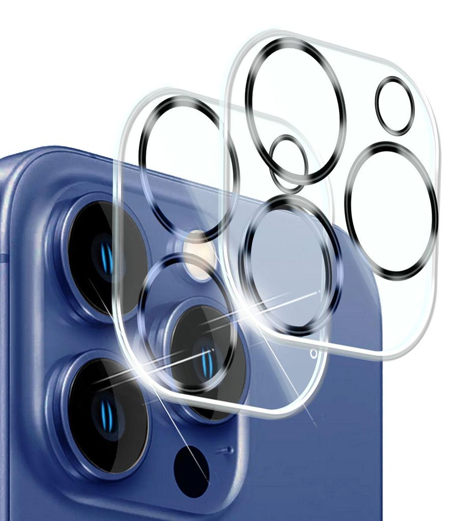 NALIA 2x vetro di protezione della fotocamera per iPhone 16 Immagine del prodotto 