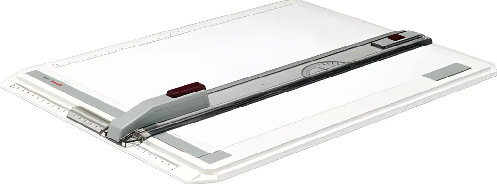 Rotring S0213750 Profilo per lavagna da disegno, A3, plastica resistente agli urti, grigio chiaro