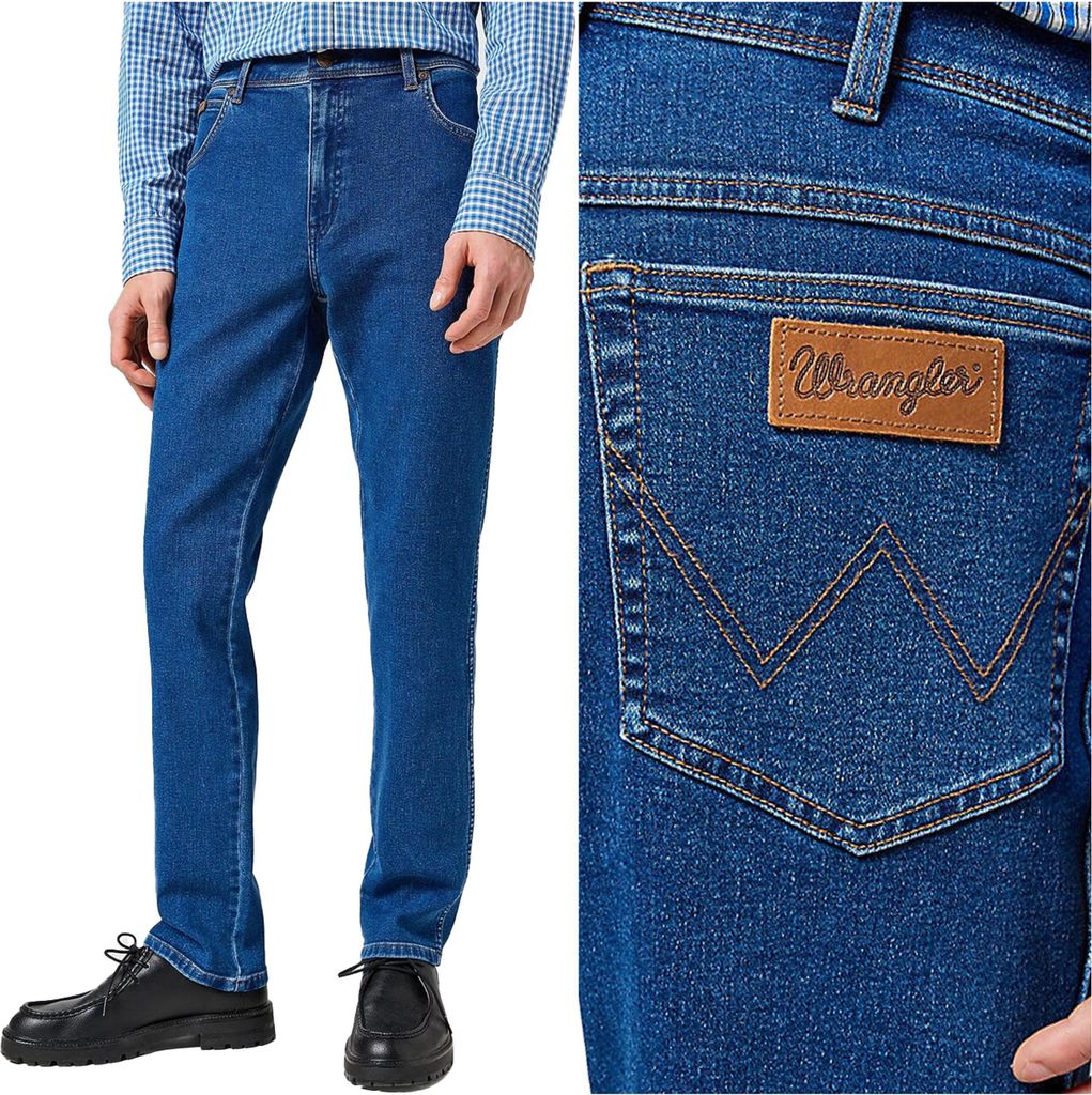 WRANGLER, Herren Jeanshosen, Slim fit, MIDNIGHT SHADOW W12S017436, W30 L30, Blau, Jeans, baggyjeans, buggy