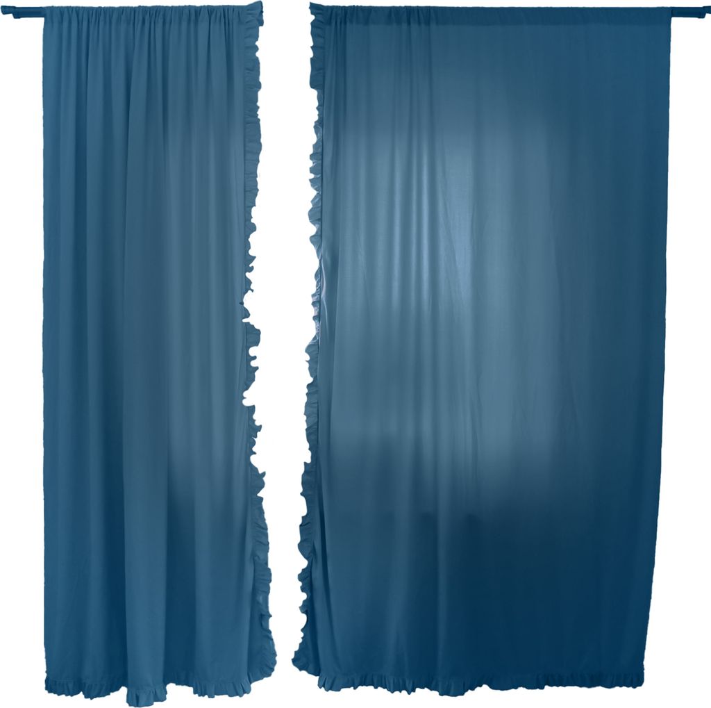 Gardinen Vorhang Fenstervorhang Mit Rüsche Für Wohnzimmer 150X250 Cm Smaragd