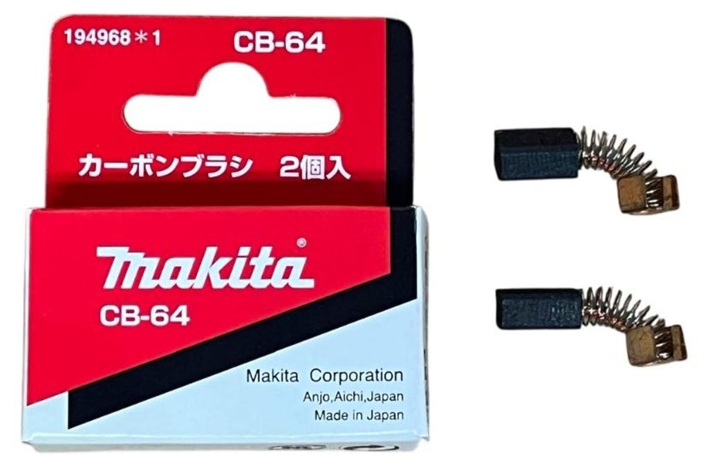 Makita Original 194968-1 Kohlenbürsten Set CB-64 Produktbild 