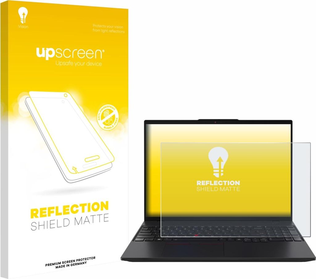 upscreen Schutzfolie für Lenovo ThinkPad L16 Gen 2 Displayschutz Displayschutzfolie Folie Matt Entspiegelungsfolie