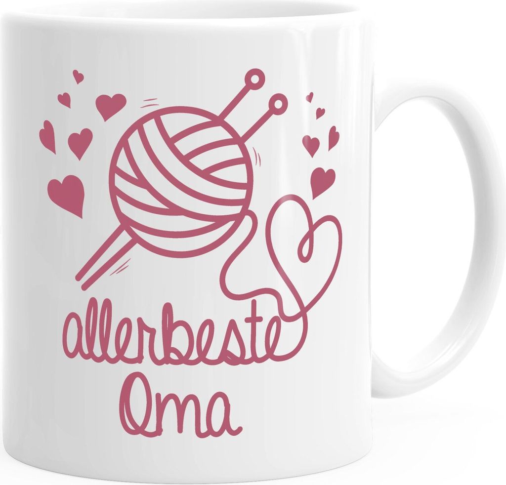 Kaffee-Tasse Allerbeste Oma Geschenk-Tasse für Großmutter Produktbild 