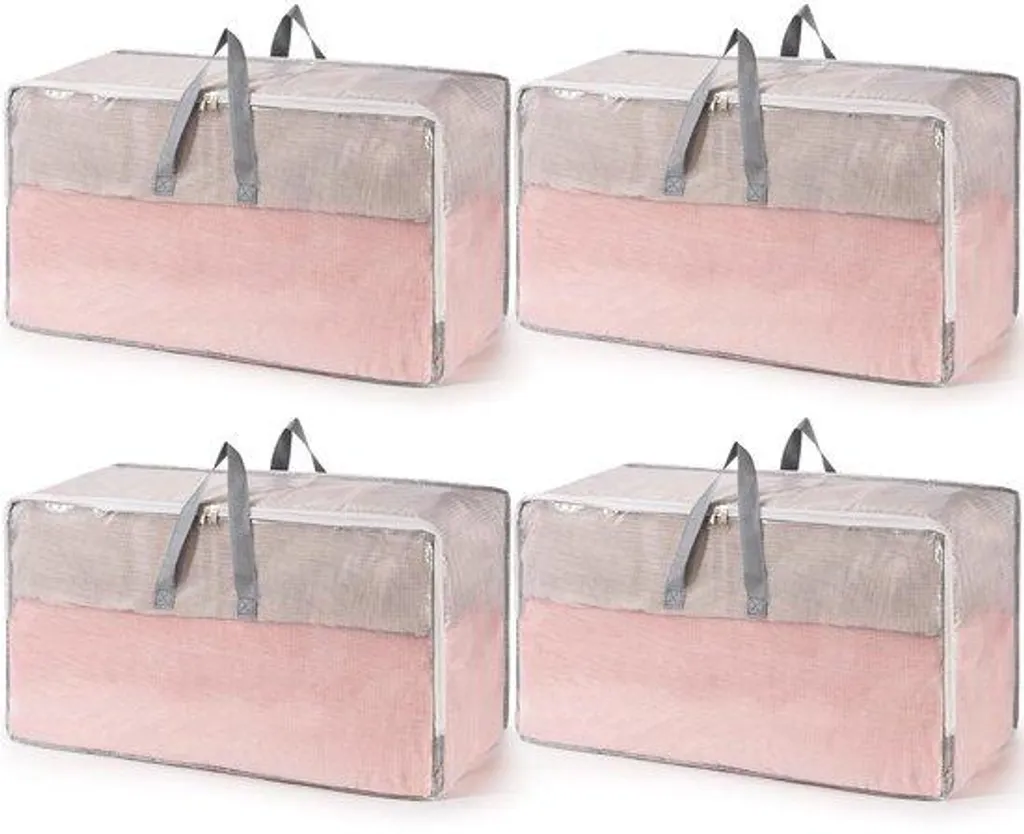 Grand coffret de rangement étanche 4 pièces transparent - Modèle XL G4