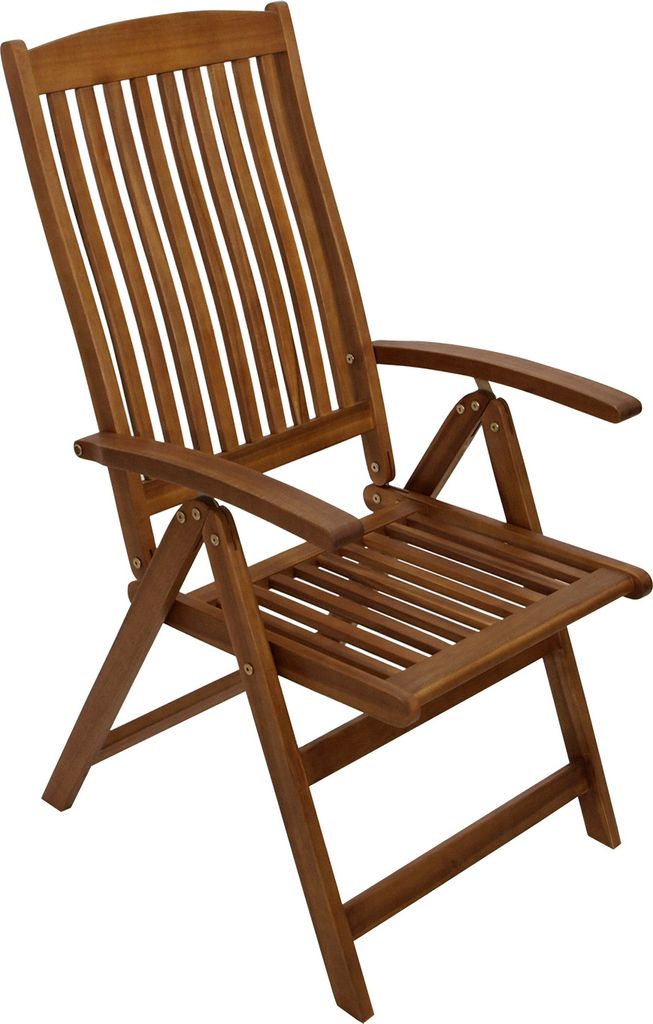 DEGAMO Gartenstuhl Akazie Hochlehner MARACANA geölt 5-fach Produktbild 