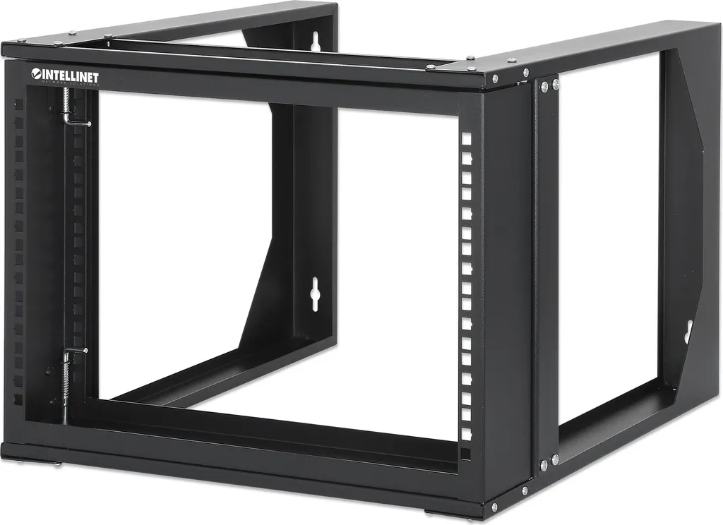 Rack 19 pouces 6U à structure ouverte profondeur 450mm noir