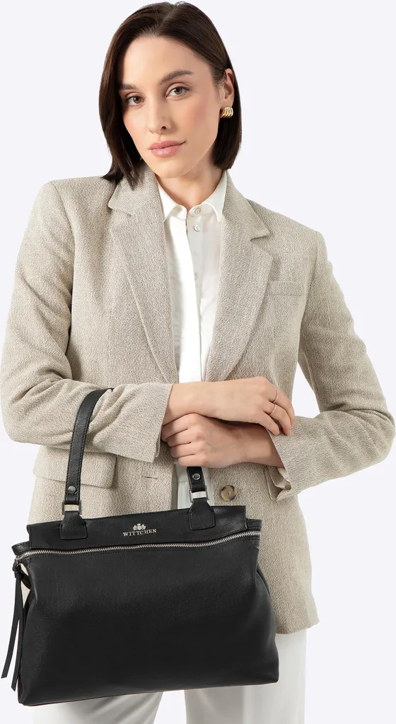 Étui de protection en cuir noir Wittchen pour sac à main femme