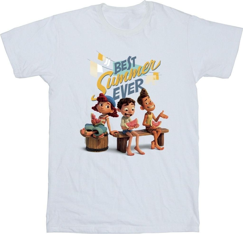 Disney - "Best Summer Ever" T-Shirt für Herren BI33958 (M) (Weiß)
