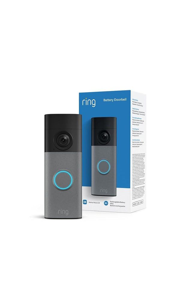 Ring Battery Video Doorbell (newest generation), Schwarz, Produktbild 