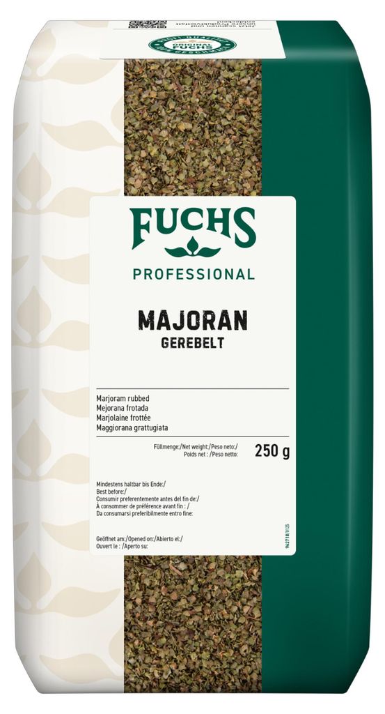 Fuchs 380774007 Fuchs Majoran gerebelt Gewürz, 250,0 g Immagine del prodotto 