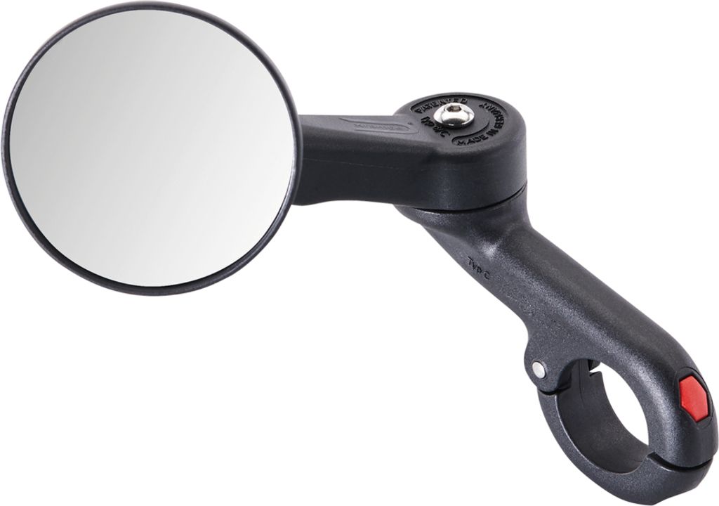 Krampe Fahrradspiegel Krampe KF Mini Typ C kleine Außenklemmung, schwarz