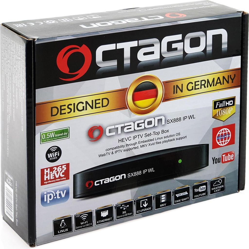 Octagon IPTV set-top box SX888 IP WL Obrázok produktu 21