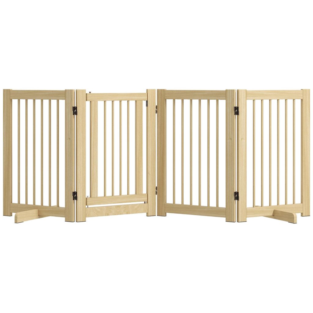 PawHut bariérová brána pre psov 4-dielna, 204 x 75 cm Obrázok produktu 