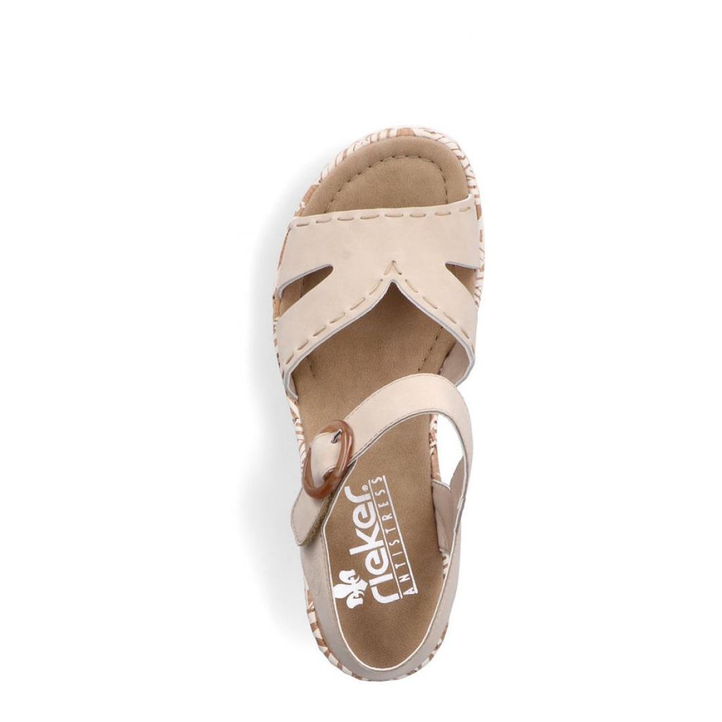 Rieker Keilsandaletten 67173 Damen 31353430373139 Beige 37 Produktbild 41