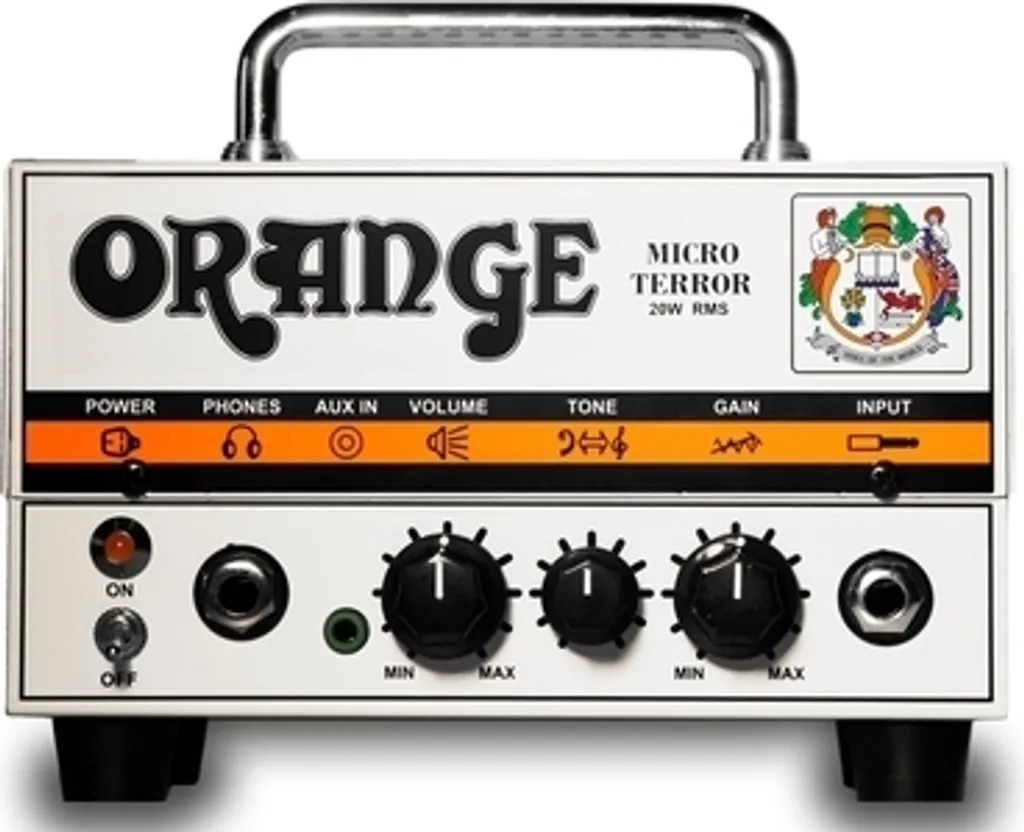 Ampli Micro Terreur Orange MT20 - Tête d'Ampli Hybride pour Guitare