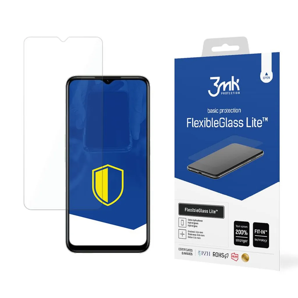 Realme C35 Vetro Flessibile 3mk Lite - Protezione Ibrida Antirottura - 1