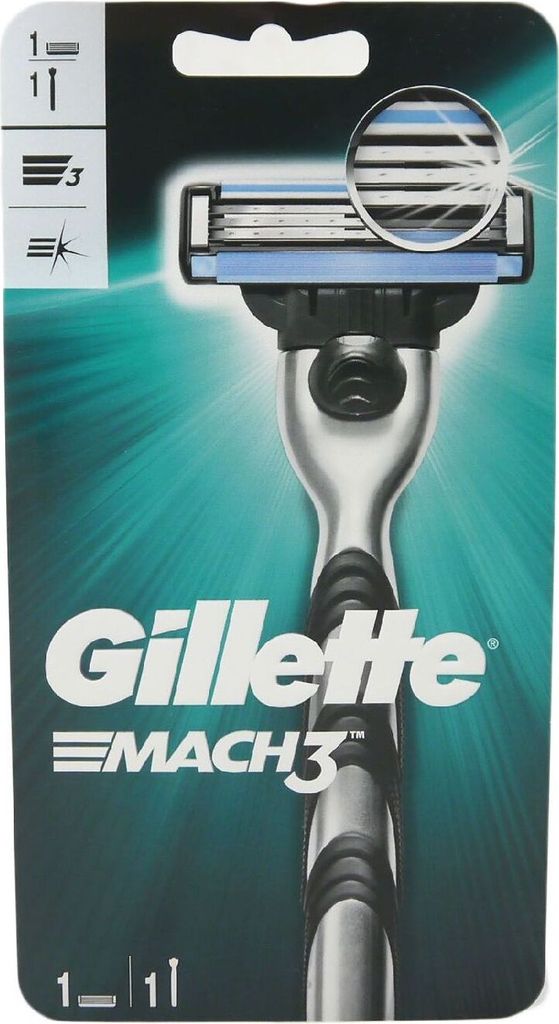 Gillette, Mach3, Maszynka, 1 sztuka (PRODUKT Z NIEMIEC) Zdjęcie produktu 1