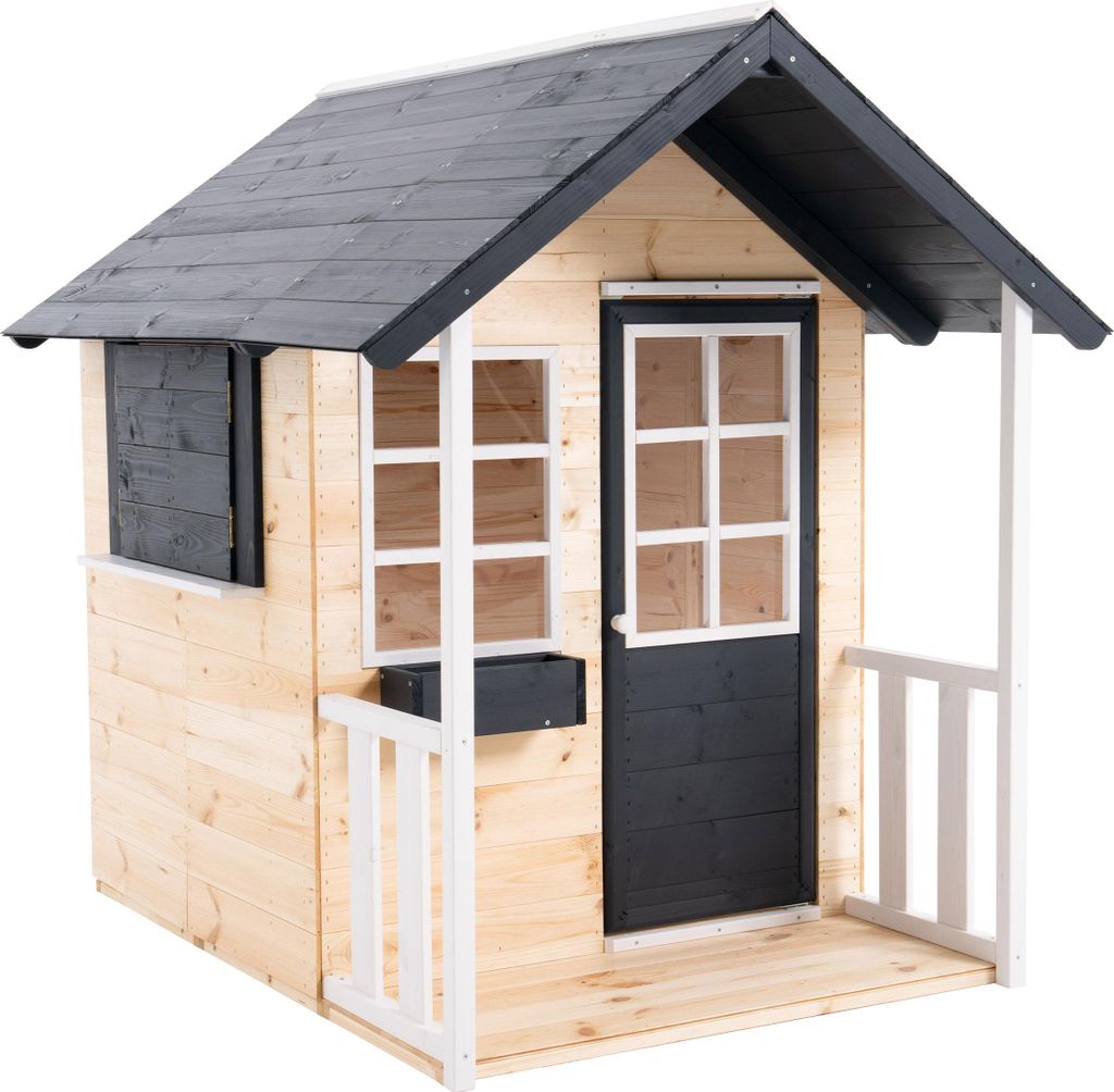 Modulares Kinderspielhaus JACINTHES Braun